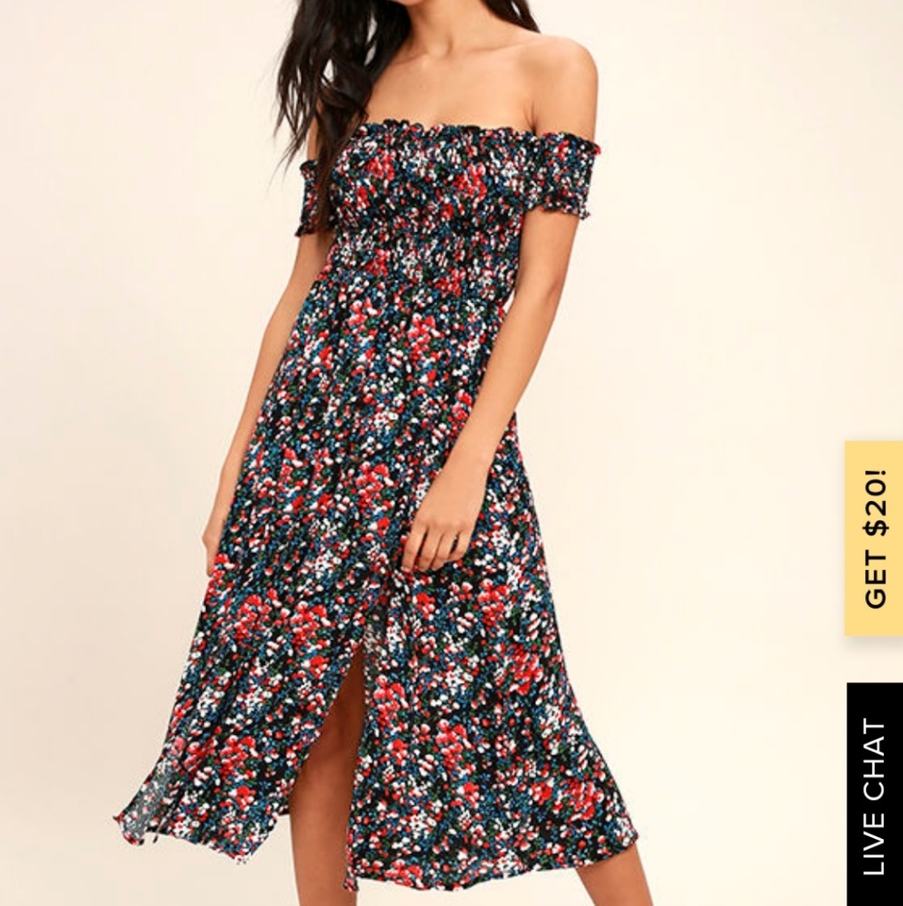 Lulus view from the meadow floral print dress
